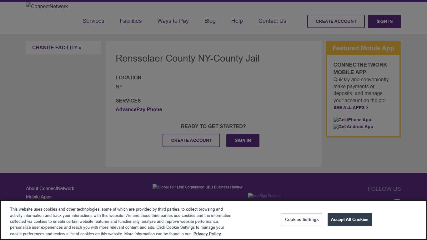 Rensselaer County NY-County Jail ConnectNetwork